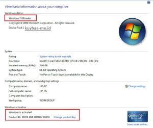Serial Number Windows 7 Ultimate 64 Bit Terbaru - KuyhAa