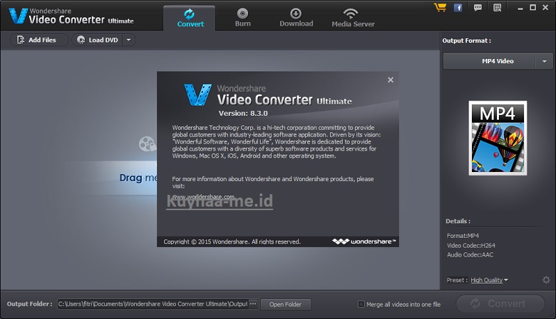 Wondershare Video Converter Ultimate Full Crack v15.0.0 Unduh