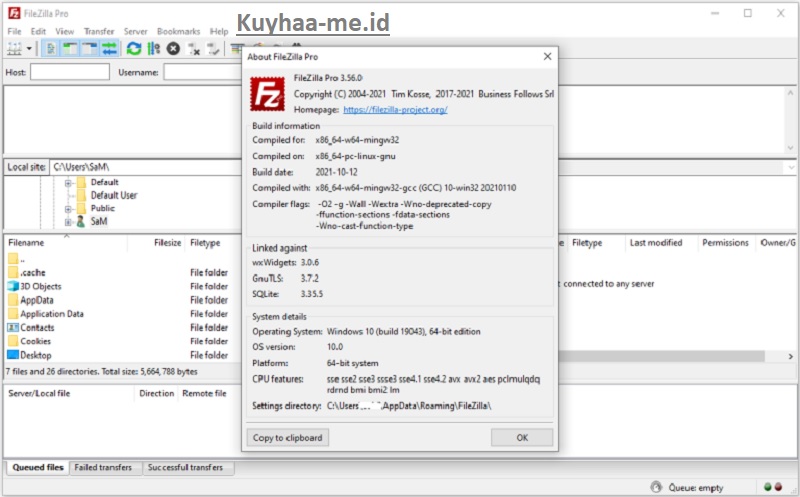 FileZilla Pro v3.65.1 Crack + Kunci Serial Unduh [Win/Mac] - Kuyhaa