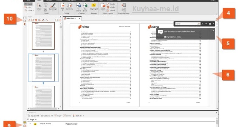 Nitro PDF Kuyhaa 14.7.1.21 Crack + Serial Kunci Gratis Unduh