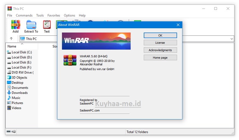 WinRAR Download Kuyhaa 6.22 Crack + Keygen 32/64 Untuk PC