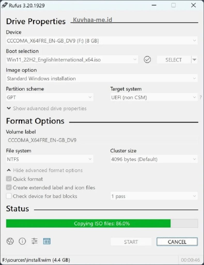 Download Rufus Kuyhaa Terbaru Windows + Portable - v4.9.2256