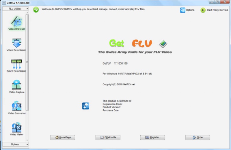 GetFLV Full Crack 30.2309.15 với trình tạo mã đăng ký 2023