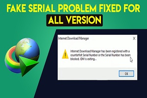 Tool Fix Fake Serial v1.0 for Internet Download Manager