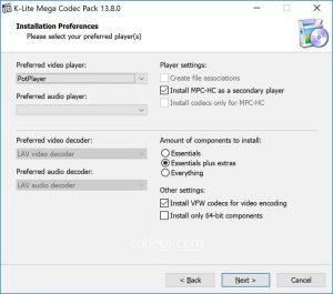 Download K Lite Mega Codec Pack 19.8.4 Terbaru - KuyhAa