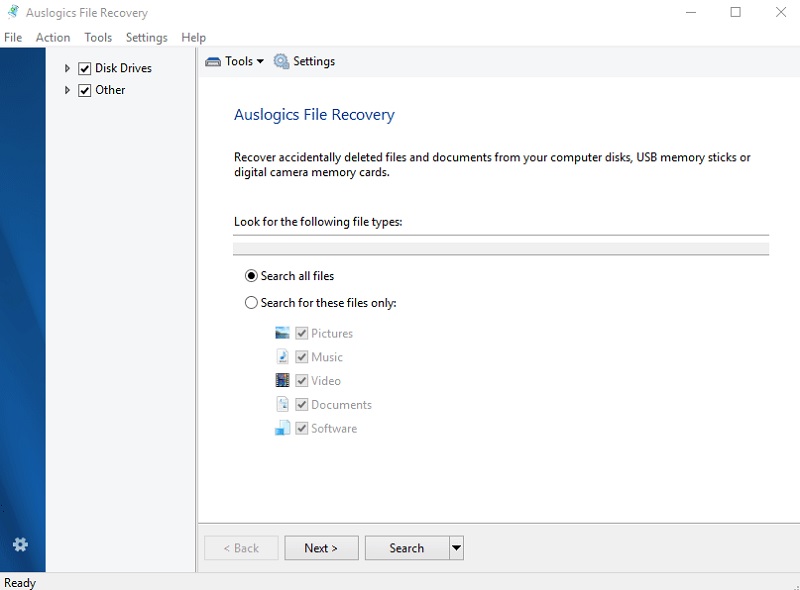 Auslogics File Recovery Kuyhaa 2024 v11.0.0.6 Gratis Unduh