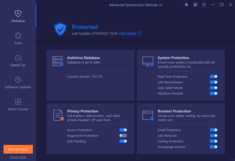 Advanced SystemCare Ultimate Kuyhaa 17.0.0.71 Gratis Unduh