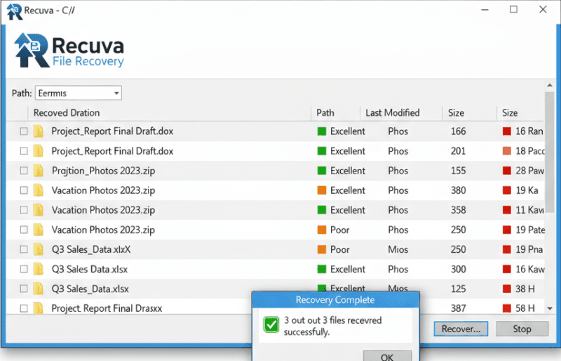 Recuva File Recovery 1.54.120 Kuyhaa Full Crack Free Download