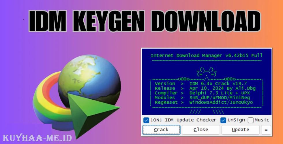 IDM Keygen 6.42 BUILD 42 Full Terbaru - KuyhAa
