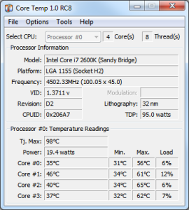 Download Core Temp 1.20.1.150 Full Version Terbaru - Kuyhaa